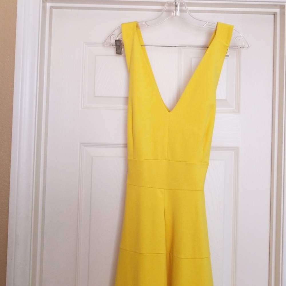 Banana Republic Sizzling butter yellow dress